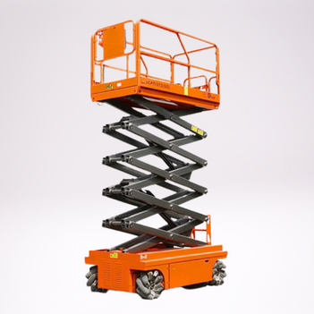 Scissor lift indoor
